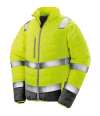 RS325M R325M Result Safe-Guard Soft Safety Jacket Fluorescent Yellow / Grey colour image